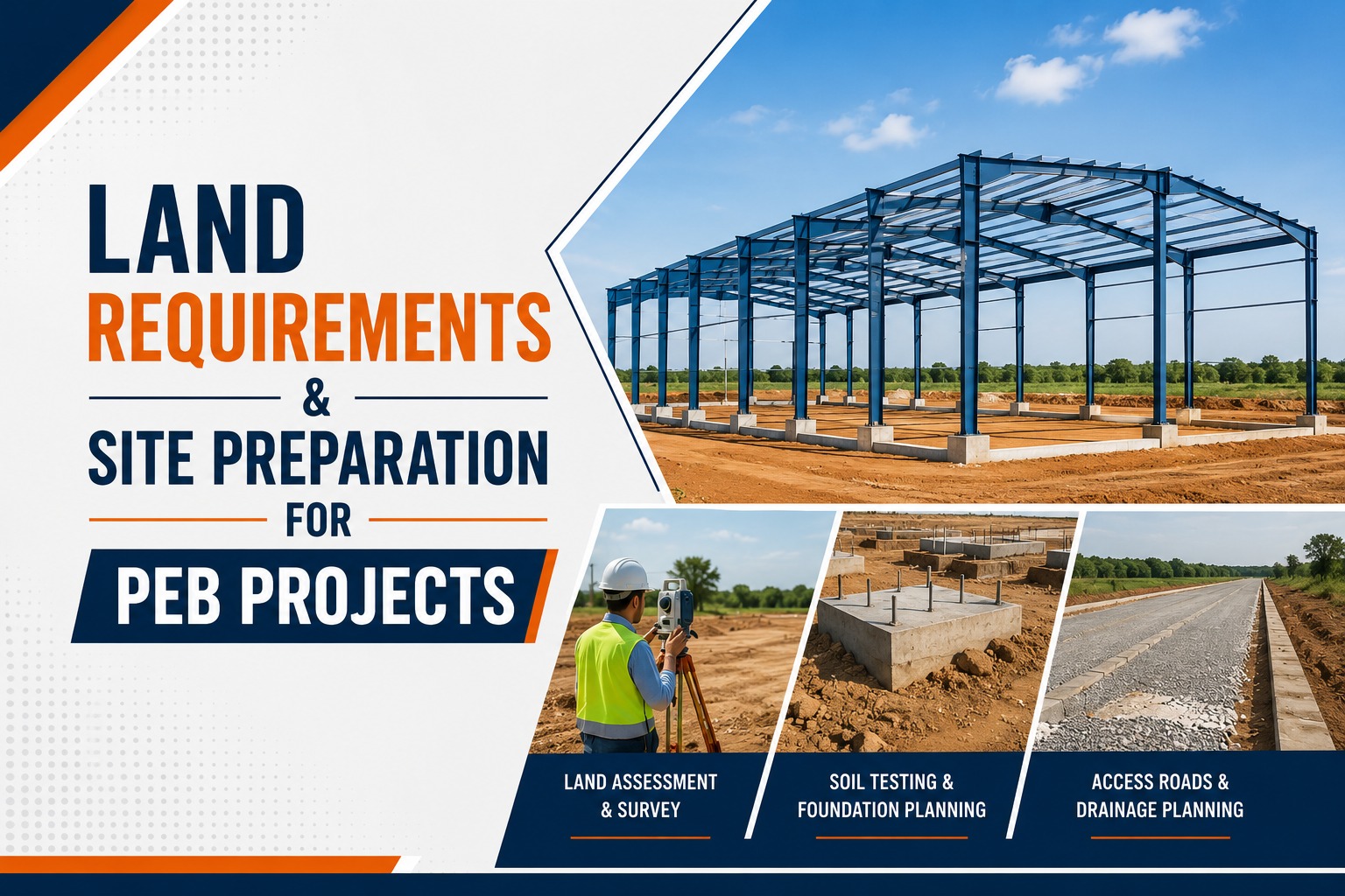 Land Requirements & Site Preparation for PEB Projects: A Complete Planning Guide